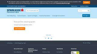 
                            2. netbanking-george-login | Sparkasse Mühlviertel-West