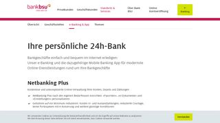 
                            3. NetBanking Plus (E-Banking) - Bank BSU