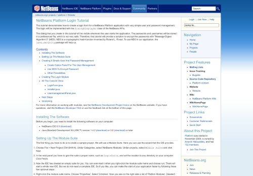 
                            11. NetBeans NetBeans Platform Login Tutorial