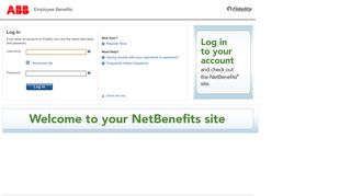 
                            5. NetBenefits Login Page - ABB - Fidelity Investments