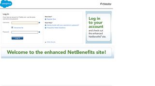 
                            13. NetBenefits Login Page - salesforce - Fidelity Investments