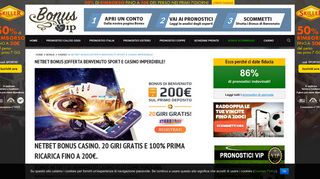 
                            11. NetBet Bonus |Offerta Benvenuto Sport e Casino Imperdibile fino a 200€!