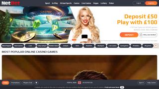 
                            12. NetBet Casino: Online Casino Games | £200 Bonus