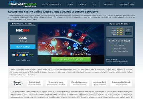 
                            11. NetBet: la recensione del casinò online, i bonus, le slot, il mobile