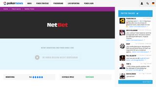 
                            5. NetBet Poker: Holen Sie sich $20 + $1,500 Bonus | PokerNews