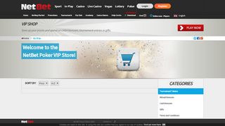 
                            6. NetBet Poker VIP Store | NetBet Poker