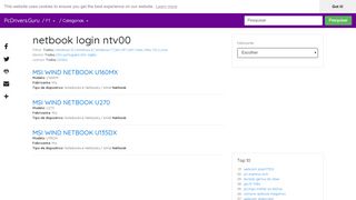 
                            4. netbook login ntv00 — Download drivers @ PCDrivers.Guru
