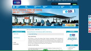 
                            3. NETC Fast Tag - SBI Corporate Website