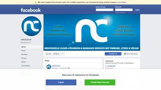 
                            5. netclusive - Home | Facebook