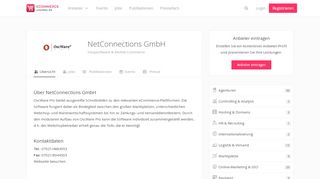 
                            13. NetConnections GmbH » eCommerce Lounge