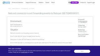 
                            5. Netcool connector is not forwarding events to Netcool. (NETIQKB55837)