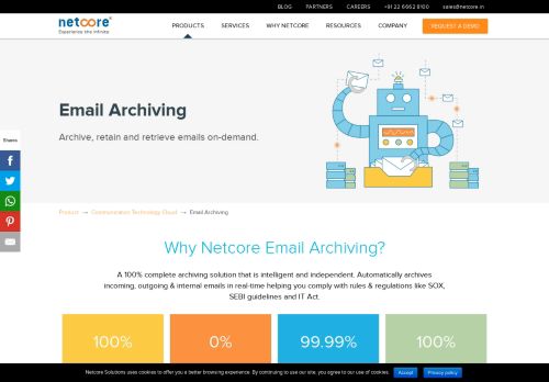 
                            7. Netcore | Email Archiving - Netcore Solutions