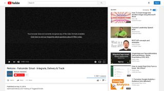 
                            5. Netcore - Falconide: Email - Integrate, Delivery & Track - YouTube