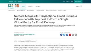 
                            9. Netcore Merges its Transactional Email Business Falconide With ...