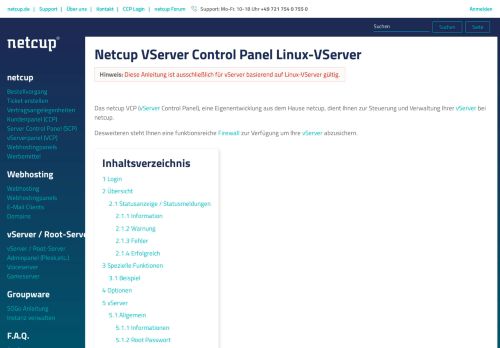 
                            6. Netcup VServer Control Panel Linux-VServer – netcup Wiki