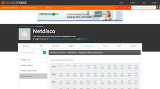 
                            13. Netdisco / List netdisco-users Archives - SourceForge - Net-SNMP