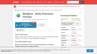 
                            3. Netdrive - letzte Freeware-Version Download – kostenlos – CHIP