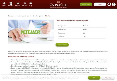 
                            11. Neteller | Casino Club