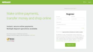 
                            3. NETELLER » Join for free