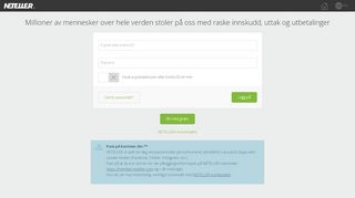 
                            1. NETELLER » Logg på