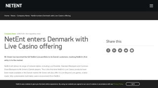 
                            7. NetEnt enters Denmark with Live Casino offering | NetEnt | Better ...