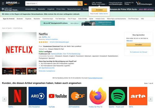 
                            4. Netflix: Amazon.de: Apps für Android