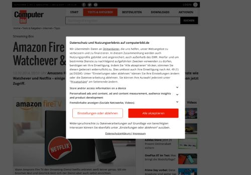 
                            9. Netflix auf Amazon Fire TV: So geht's - COMPUTER BILD