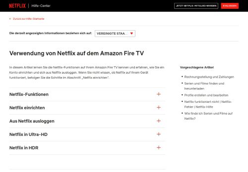 
                            7. Netflix auf dem Amazon Fire TV verwenden - Netflix Help Center