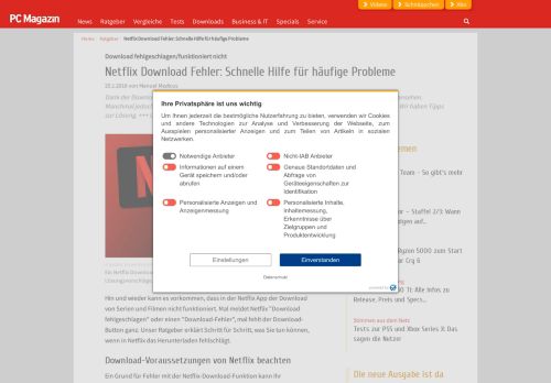 
                            13. Netflix Download Fehler: Schnelle Hilfe für häufige Probleme - PC ...