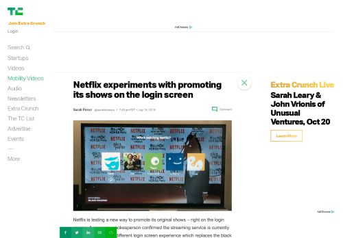 
                            13. Netflix experiments with promoting its shows on the login screen ...