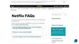 
                            13. Netflix FAQs - Optus