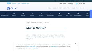 
                            4. Netflix for Globe At Home | Help & Support | Globe