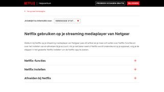 
                            11. Netflix gebruiken op je streaming mediaplayer van Netgear