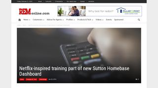 
                            3. Netflix-inspired training part of new Sutton Homebase Dashboard ...