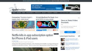 
                            9. Netflix kills in-app subscription option for iPhone & iPad users