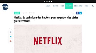 
                            11. Netflix: la technique des hackers pour regarder des séries gratuitement