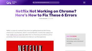 
                            3. Netflix Not Working on Chrome? Here's How to Fix These 6 Errors