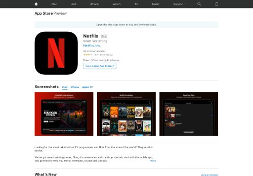 
                            9. Netflix on the App Store - iTunes - Apple