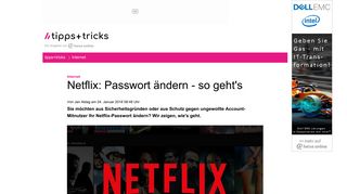 
                            5. Netflix: Passwort ändern - so geht's - Heise