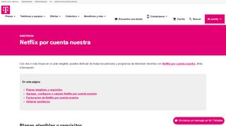 
                            13. Netflix por cuenta nuestra | Asistencia de T-Mobile