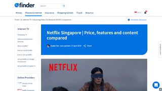 
                            3. Netflix Singapore: Prices, features and content compared | finder ...