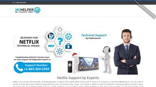 
                            8. Netflix Support Phone Number +1-866-600-0870 -MCHelper