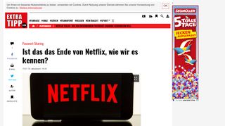 
                            9. Netflix teilen - Wie ein Unternehmen Passwort-Sharing verhindern will ...