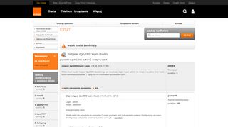 
                            9. netgear dgn2000 login i haslo - Forum | Orange Polska