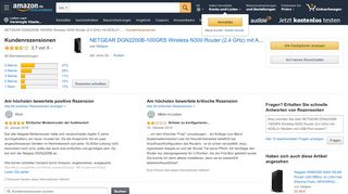 
                            9. NETGEAR DGN2200B-100GRS Wireless N300 Router - Amazon