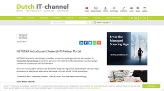 
                            3. NETGEAR introduceert Powershift Partner Portal | Dutch IT-channel