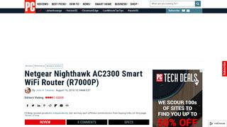 
                            11. Netgear Nighthawk AC2300 Smart WiFi Router (R7000P) Review ...