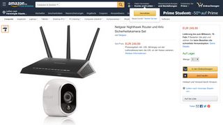 
                            13. Netgear Nighthawk Router und Arlo Sicherheitskamera Set: Amazon ...