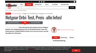 
                            6. Netgear Orbi: Test, Preis – alle Infos! - COMPUTER BILD