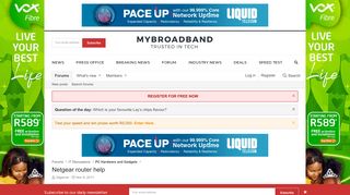 
                            9. Netgear router help | MyBroadband